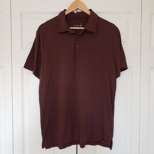 Sold*SmartWool Mens Merino Wool blend sport polo L